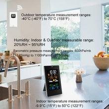 Carica l'immagine nel visualizzatore di Gallery, ONEVER Stazione meteorologica, barometro Wireless Termometro Medium, As Shown - Ilgrandebazar