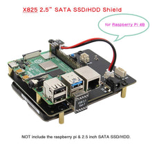 Carica l'immagine nel visualizzatore di Gallery, Raspberry Pi 4 SATA, raspberry 4 Modello B X825 da 2.5 pollici SATA... - Ilgrandebazar