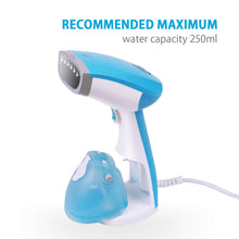 Carica l'immagine nel visualizzatore di Gallery, MLMLANT 1500W Ferro da Stiro Verticale, Stiratrice a Vapore Portatile, Blu - Ilgrandebazar