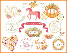 Carica l'immagine nel visualizzatore di Gallery, Wedding Card, Deesos Biglietto d'auguri per innamorati, Carrozza - Ilgrandebazar