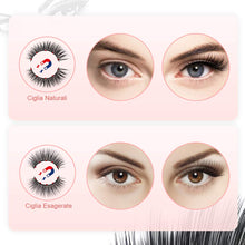 Carica l'immagine nel visualizzatore di Gallery, Ciglia Magnetiche, eroaddict finte 3D naturali con 5 eyeliner... - Ilgrandebazar