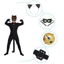 Carica l'immagine nel visualizzatore di Gallery, URAQT Costume Cat Noir, Ladybug Noir Classic per M, M 4-6 Anni - Ilgrandebazar
