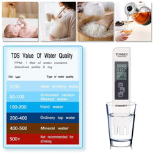 Carica l'immagine nel visualizzatore di Gallery, Misuratore Ph, PH Tester, misuratore ph acqua 4 in 1 PH/TDS&amp;EC white+blue - Ilgrandebazar