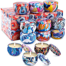 Carica l'immagine nel visualizzatore di Gallery, Viesap Candele Profumate,Aromatiche Set Regalo per Donna,100% Cera...