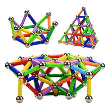 Carica l'immagine nel visualizzatore di Gallery, McDou Bastoncini magnetici, magnetici e Sfere 140PCS, Bastoncini... - Ilgrandebazar