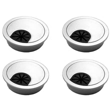 Carica l'immagine nel visualizzatore di Gallery, 4pcs 60mm Passacavo Tondo,Copricavi da Scrivania,Tappi per coprire fori... - Ilgrandebazar