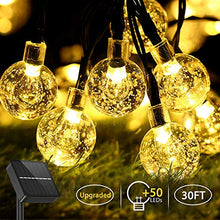 Carica l'immagine nel visualizzatore di Gallery, Catena Luminosa Esterno Solare, Aerb Aggiornato 50 LEDs 30ft Luci da...