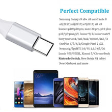 Carica l'immagine nel visualizzatore di Gallery, Cavo USB C, Tipo C 2M 2Pezzi Nylon 2pezzi 2m bianco, bianco - Ilgrandebazar