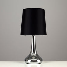 Carica l'immagine nel visualizzatore di Gallery, Set di 2 - Lampada da tavolo con funzione touch - Finitura cromata Nero - Ilgrandebazar