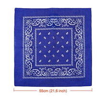 Carica l'immagine nel visualizzatore di Gallery, Anpro 12 Pezzi Bandane Multicolori per Cappelli,Bandana Capelli,... - Ilgrandebazar