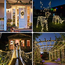 Carica l'immagine nel visualizzatore di Gallery, [2 Pacchi] Catena Luminosa Esterno Solare, Hepside 12m 120 LED Luci Solari...