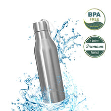 Carica l'immagine nel visualizzatore di Gallery, centtechi Bottiglia Termica Acciaio Inox,720ml 24 Ore Freddo 720ML, argento - Ilgrandebazar