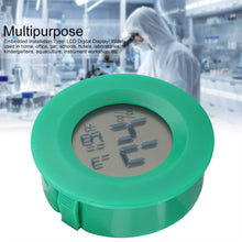 Carica l'immagine nel visualizzatore di Gallery, Mini termometro Forma Rotonda di Temperatura LCD Digitale Monitor Green - Ilgrandebazar