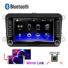 Carica l'immagine nel visualizzatore di Gallery, Autoradio per VW CAMECHO Touch Screen capacitivo da 7 215 x 133 x 48 mm, noir - Ilgrandebazar
