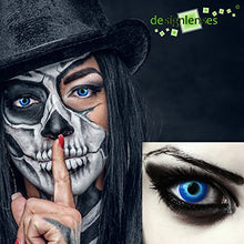Carica l'immagine nel visualizzatore di Gallery, Designlenses Lenti a Contatto Colorate Blu Elfo per Halloween, morbide, - Ilgrandebazar