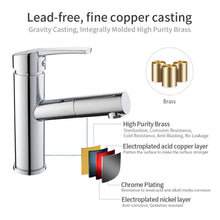 Carica l'immagine nel visualizzatore di Gallery, HOMELODY Miscelatore Lavabo con Doccetta Estraibile Rubinetto per... - Ilgrandebazar