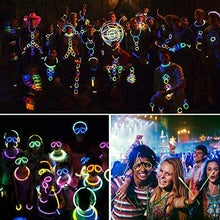 Carica l'immagine nel visualizzatore di Gallery, Josechan Glow Sticks, 200 PCS 8'' Bagliore colorato bastoni Bulk e 200 Pcs - Ilgrandebazar