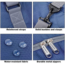 Carica l'immagine nel visualizzatore di Gallery, WANDF Foldable Travel Duffel Bag Super Lightweight for A-40l Blu Navy