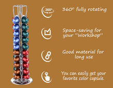 Carica l'immagine nel visualizzatore di Gallery, Porta Capsule Girevole Caffe Nespresso Dispenser- 40 Posti Full, Nespresso-40 - Ilgrandebazar