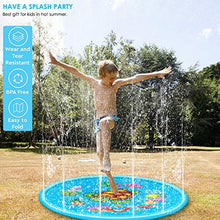 Carica l'immagine nel visualizzatore di Gallery, Stuoia per Giochi con Spruzzi E d'Acqua Bambini blu-110CM / 43Inch