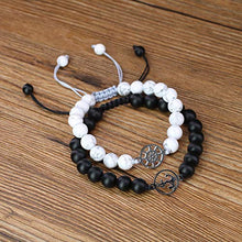 Carica l'immagine nel visualizzatore di Gallery, COAI Coppia di Bracciali della Distanza per Lui e Lei in Onice Alite