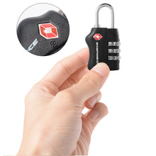 Carica l'immagine nel visualizzatore di Gallery, 2 Pezzi TSA Sicurezza a 3 cifre di Combinazione della Versione 1, Nero - Ilgrandebazar