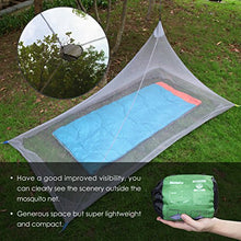 Carica l'immagine nel visualizzatore di Gallery, Dimples Excel Mosquito - Rete per letto singolo da campeggio, 250 Grigio.