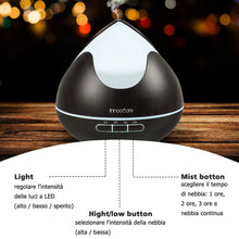 Carica l'immagine nel visualizzatore di Gallery, Diffusore di Aromi 300ml InnooCare Umidificatore a Ultrasuoni per Tipo 2 - Ilgrandebazar