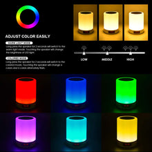 Carica l'immagine nel visualizzatore di Gallery, Lampada Altoparlante Bluetooth, JOLVVN Luce Notturna Bambino MP3 Bianco - Ilgrandebazar