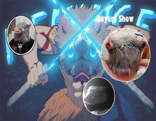 Carica l'immagine nel visualizzatore di Gallery, Mesky Demon Slayer Hashibira Inosuke Maschera Pig Taglia unica, Come Mostra - Ilgrandebazar