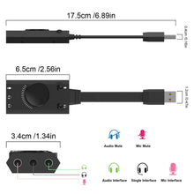 Carica l'immagine nel visualizzatore di Gallery, Scheda Audio Usb, TechRise Esterna con Adattatore Usb c Black - Ilgrandebazar