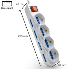 Carica l'immagine nel visualizzatore di Gallery, Ewent EW3929 Multipresa, Bianco, 1.5 mt mt, Bianco - Ilgrandebazar
