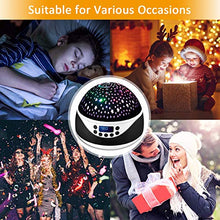 Carica l'immagine nel visualizzatore di Gallery, Shayson Lampada Proiettore Stelle Luce Notturna LED di...