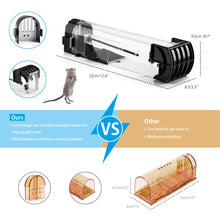 Carica l'immagine nel visualizzatore di Gallery, Awroutdoor 2 Pezzi 2 Pièces Due clip per mouse riutilizzabili, 2PCS* nero - Ilgrandebazar