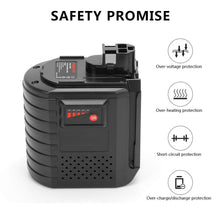 Carica l'immagine nel visualizzatore di Gallery, POWERAXIS 702300824 24V 3.0Ah NIMH Batteria per Bosch NIMH, Nero