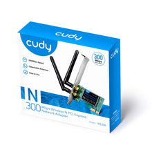 Carica l'immagine nel visualizzatore di Gallery, Cudy 300 Mbit/s PCIe WLAN, Scheda di rete WLAN PCI Express da 300 Mbit/s. - Ilgrandebazar