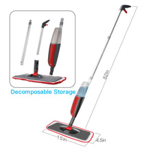 Carica l'immagine nel visualizzatore di Gallery, Fixget Lavapavimenti a Spruzzo, Microfibra Spray Mop con Spruzzatore Red - Ilgrandebazar