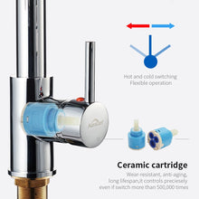 Carica l'immagine nel visualizzatore di Gallery, Auralum Miscelatore Cucina Alto Pressione Rubinetto con Due Uscita Acqua - Ilgrandebazar