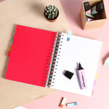 Carica l'immagine nel visualizzatore di Gallery, Paperchase - Quaderni Formato A5 con Divisori per Materie - Confezione da 10 - Ilgrandebazar