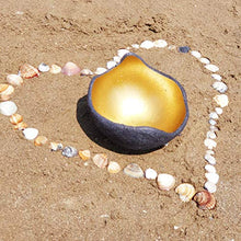 Carica l'immagine nel visualizzatore di Gallery, Guscio cemento d'oro - S (15 cm) - nero - Ilgrandebazar
