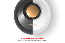 Carica l'immagine nel visualizzatore di Gallery, Sistema di altoparlanti desktop moderno Creative Pebble con Nero