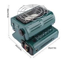 Carica l'immagine nel visualizzatore di Gallery, TOPINCN Riscaldatore a Gas Esterni Portatile Doppio Green Dual Use - Ilgrandebazar
