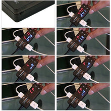 Carica l'immagine nel visualizzatore di Gallery, X-DRAGON Doppio USB Digital Tester Detector Multimetro Monitor di Corrente e...