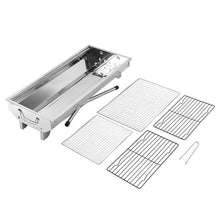 Carica l'immagine nel visualizzatore di Gallery, Mbuynow Barbecue Griglia a Carbone Per 5-10 Persone, per Persone - Ilgrandebazar