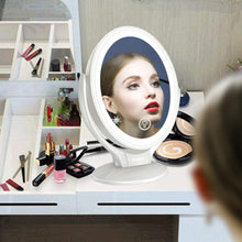 Carica l'immagine nel visualizzatore di Gallery, Aesfee 7X Specchio Ingranditore per Trucco con Luce LED, Bianco - Ilgrandebazar