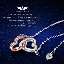 Carica l'immagine nel visualizzatore di Gallery, ANGEL NINA San Valentino per Lei Donna Cuore Collana A In Argento - Ilgrandebazar
