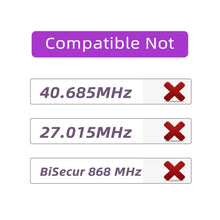 Carica l'immagine nel visualizzatore di Gallery, Radiocomando Universale Telecomando Apricancello Multifrequenza da 300 MHz a... - Ilgrandebazar