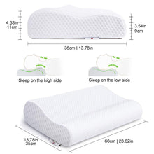 Carica l'immagine nel visualizzatore di Gallery, Joric Of Nature Findigit Cuscino Cervicale Memory Foam, Cuscino, Guanciale Bianco