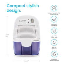 Carica l'immagine nel visualizzatore di Gallery, Pro Breeze Deumidificatore D'Aria Mini Compatto, Silenzioso e Portatile,... - Ilgrandebazar