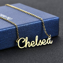 Carica l'immagine nel visualizzatore di Gallery, Nome Collana personalizzata, nome Cursive Font Made with Name... - Ilgrandebazar